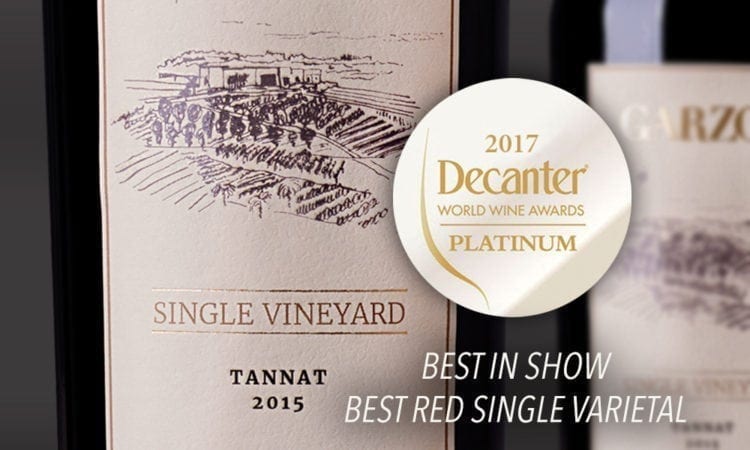 Decanter World Wine Awards 2017: Bodega Garzón Wins Multiple Coveted Decanter Awards